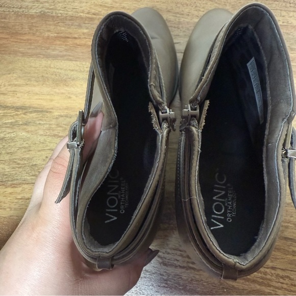 Vionic Elegant Taupe Ankle Boots, Women’s 10 - Picture 5 of 8